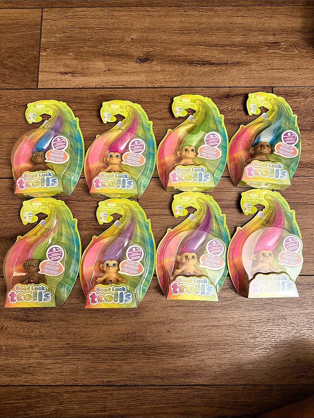 DreamWorks Good Luck Trolls 65th Anniversary Compete Set Of 8